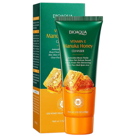 6PCS BIOAQUA VITAMIN E MANUKA HONEY CLEANSER BQY53522