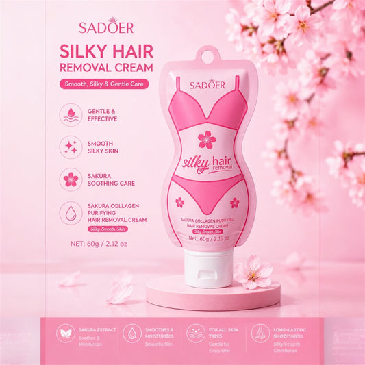 12PCS SADOER SILKY HAIR REMOVAL CREAM SD29011