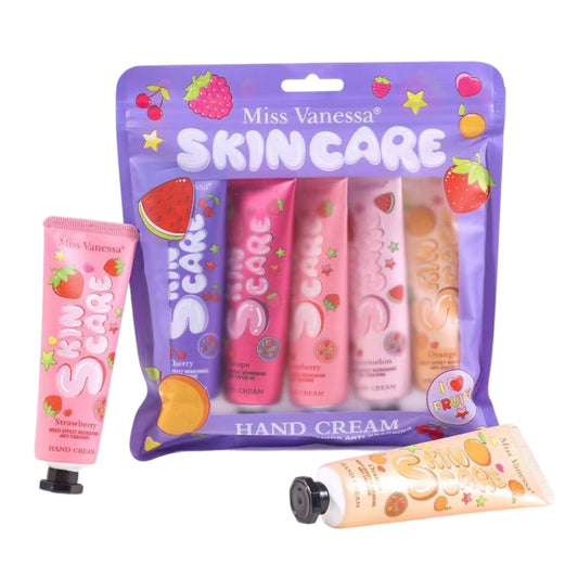 12PACKS MISS VANESSA 5PCS SKIN CARE HAND CREAM M7166