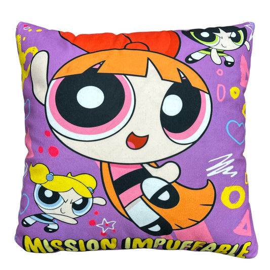 SÚPER POWER GIRLS PURPLE 2 IN 1 PILLOW & BLANKET