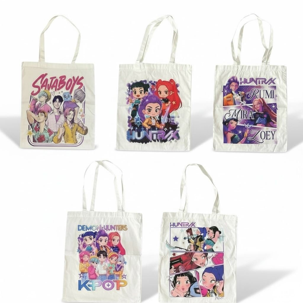 10PCS PACK K POP CLOTH BAG MIXED
