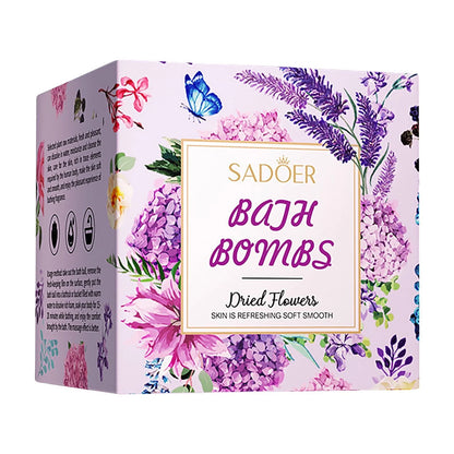 12PCS PACK SADOER LAVENDER FRAGRANCE BATH BOMBS SD93771