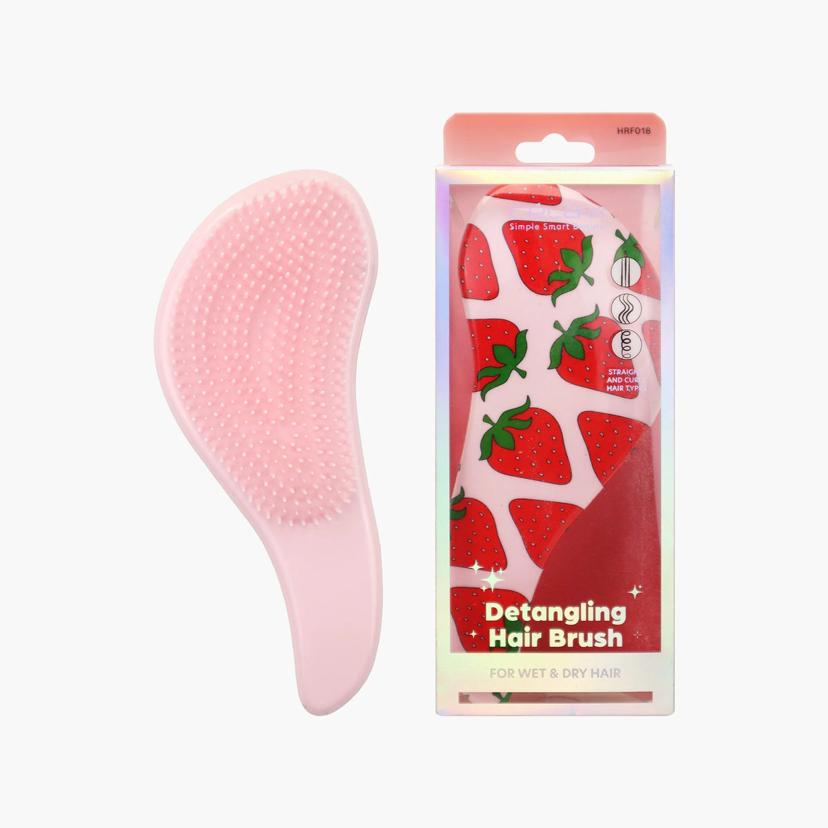 Celavi Strawberry Detangling Hair Brush