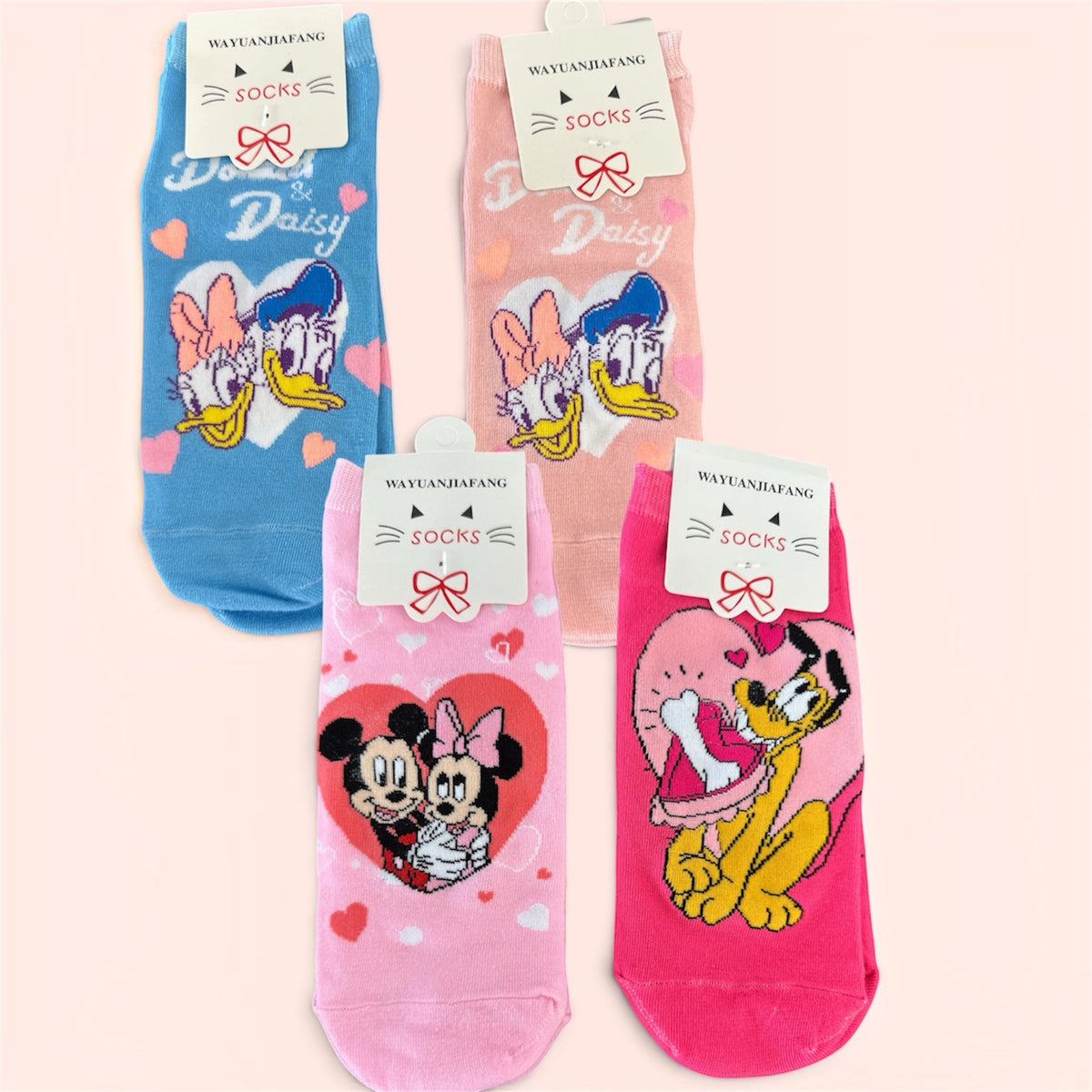 12PCS PACK DISNEY & FRIENDS ANKLE SOCKS S2