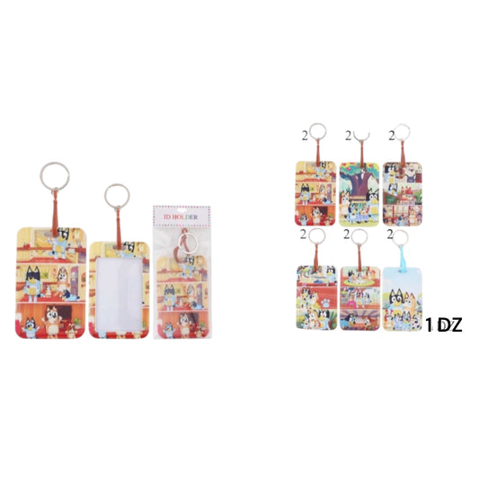 12PCS PACK BLUE DOG & FRIENDS CARD HOLDER  DNV 2539