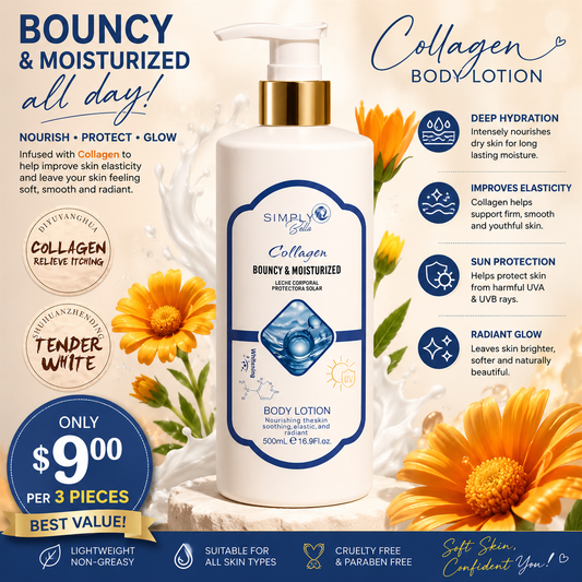 3PCS SIMPLY BELLA COLLAGEN BOUNCY & MOISTURIZED SIB1029