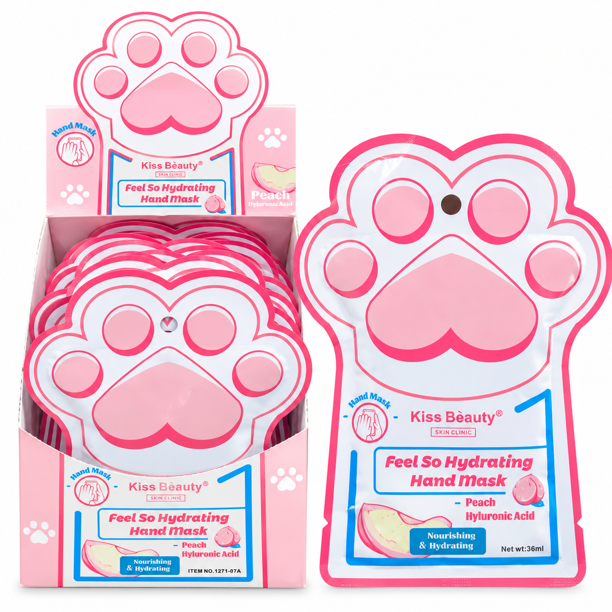 Kiss Beauty Peach & Hyluronic Acid Hand Mask