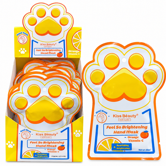 Mascarilla de manos de naranja y vitamina C de Kiss Beauty