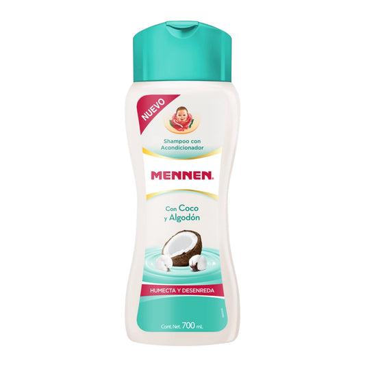 MENNEN SHAMPOO CON COCO Y ALGODÓN #FB01