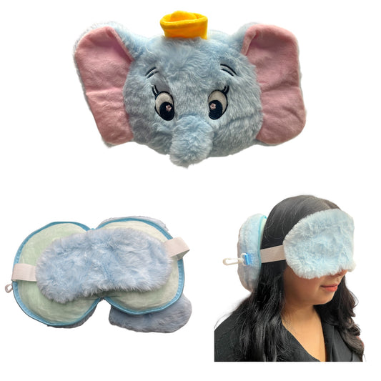 ADORABLE ELEPHANT 2 IN 1 EYE COVER & NECK PILLOW