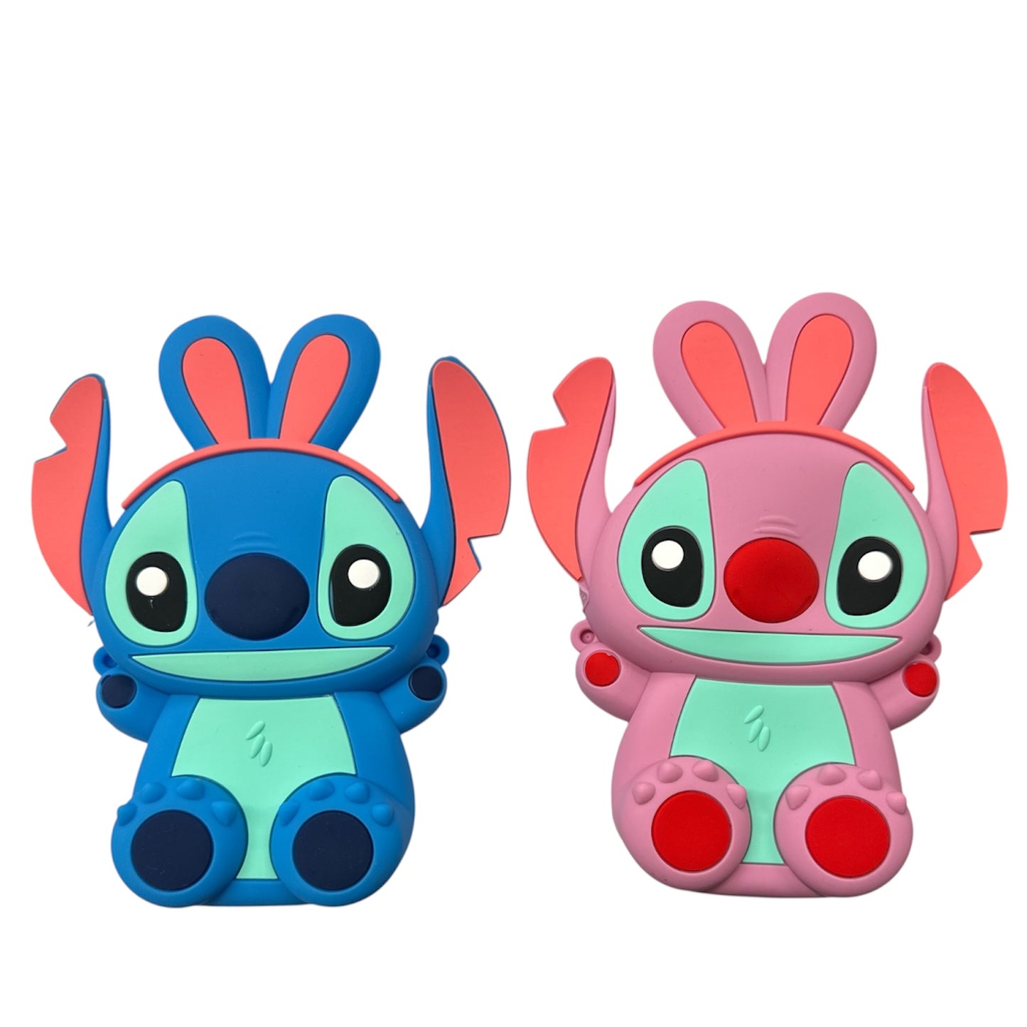 12PCS PACK PINK & BLUE SILICONE CROSS BODY