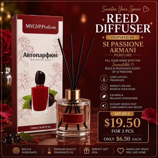 3PCS SET REED DIFFUSER INSPO BY SI PASSIONE ARM 009