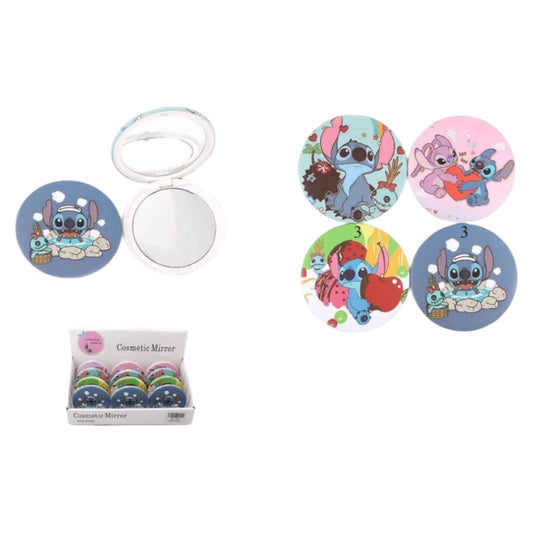 12PCS DISPLAY COSMETIC MIRROR BLUE ST ANV-0698