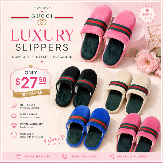 12PCS PACK G&G SLIPPERS SL-403