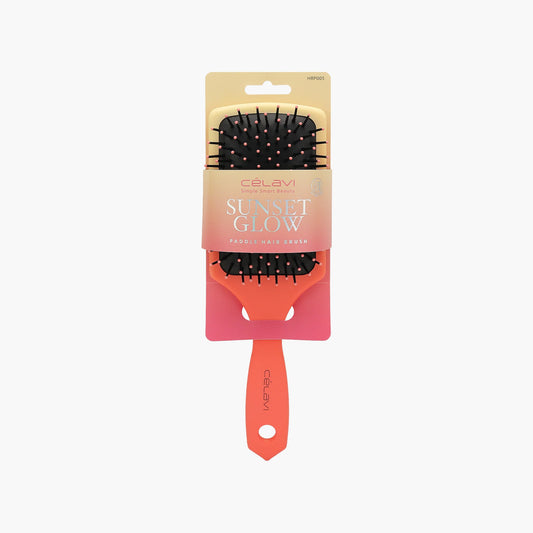 CELAVI SUNSET GLOW PADDLE HAIR BRUSH. #15