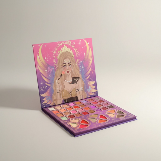 3PC YILEYB 44 COLOR EYESHADOW & FACE PALETTE YL-181