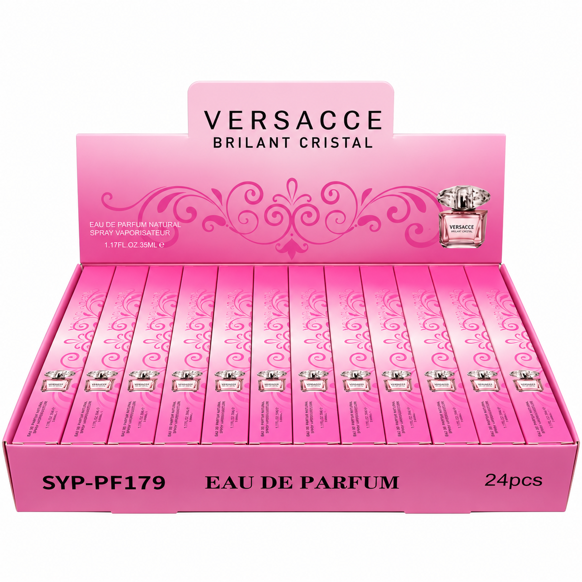 Tubo de perfume Versace Bright Crystal en tamaño de viaje