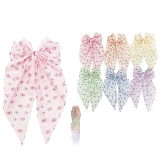 CUTE MONSTER JUMBO HAIR BOW  12 PCS PACK #H2388