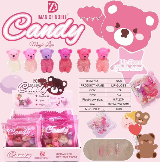 12SETS OF 6PCS IMAN OF NOBLE CANDY MAGIC LIPS 7226