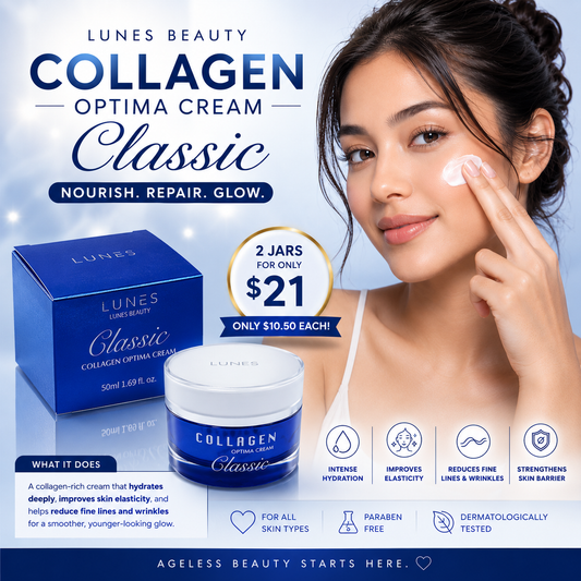2PCS LUNES CLASSIC COLLAGEN OPTIMA CREAM