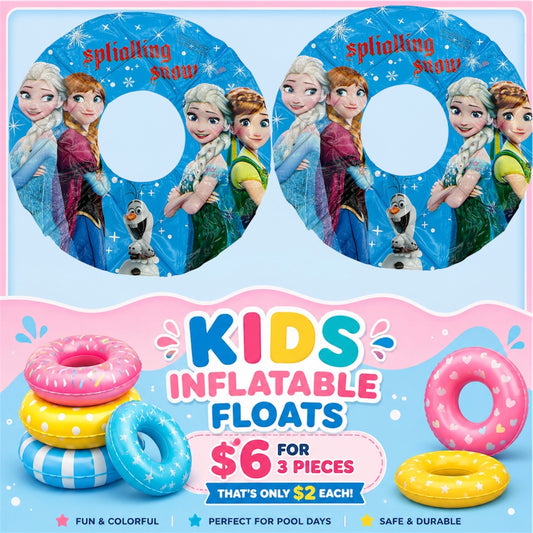 3PCS SWIMMING POOL ICE SISTERS  FLOATY WSM 3