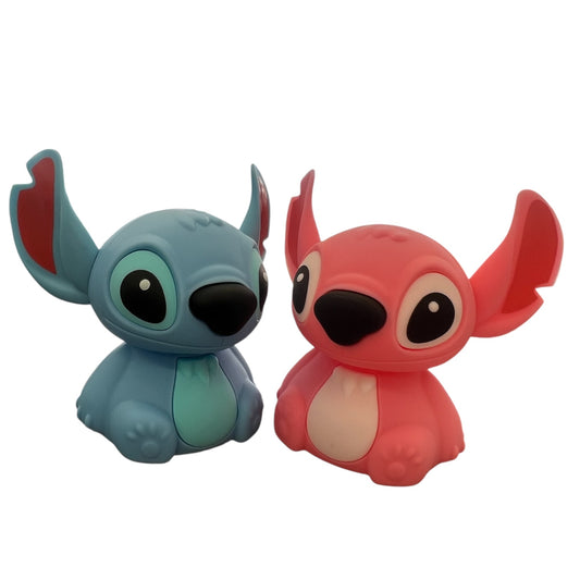 2PCS 1 BLUE +1 PINK SILICONE NIGHT LIGHT