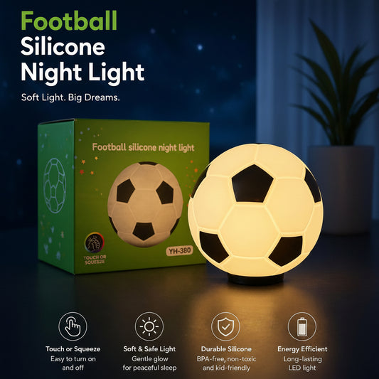 2PCS FOOTBALL SILICONE NIGHT LIGHT YH-380