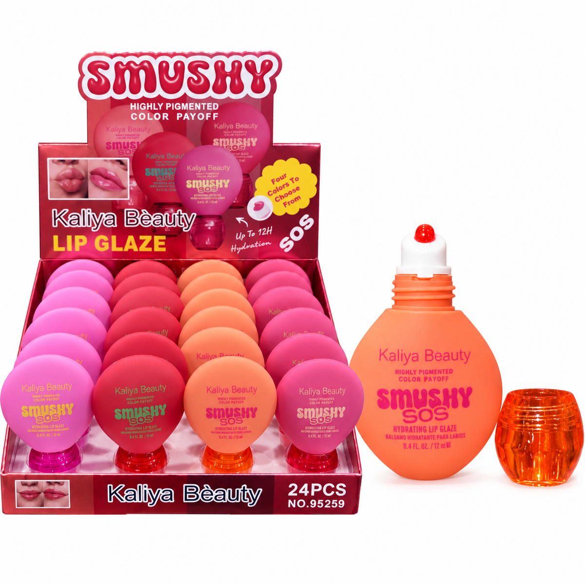 Kaliya Beauty Lip Glaze Smushy SOS
