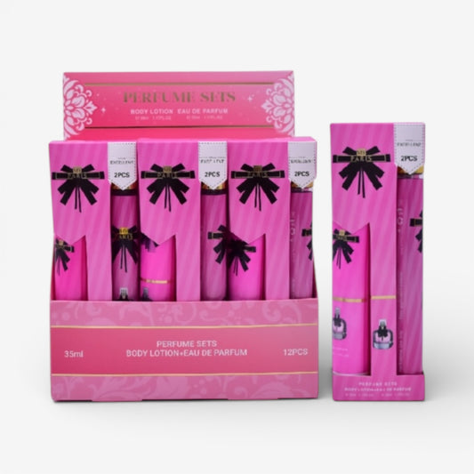 12PCS DISPLAY MY PARIS PERFUME & BODY LOTION SET T35-81