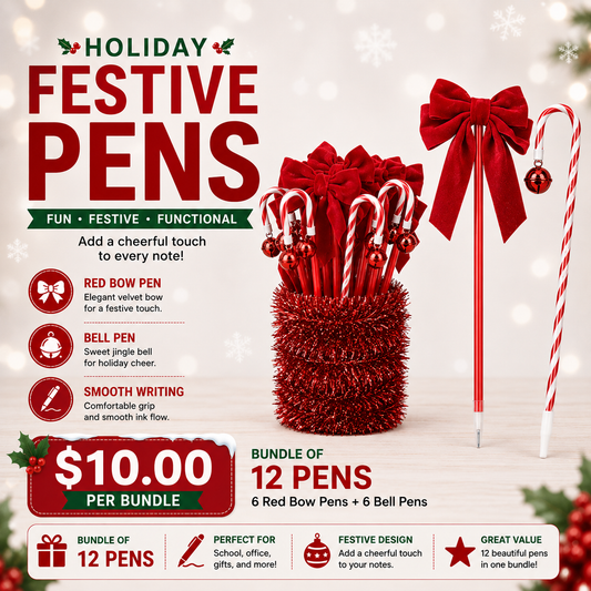 12PCS PACK CHRISTMAS PENS JH-4