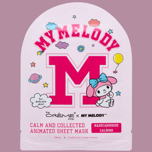 THE CREME SHOP X MY MELODY CALM AND COLLECTED ANIMATED SHEET MASK 6 PCS PACK