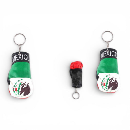 12PCS PACK MEXICO BOXING GLOVE KEYCHAIN KNV-8671