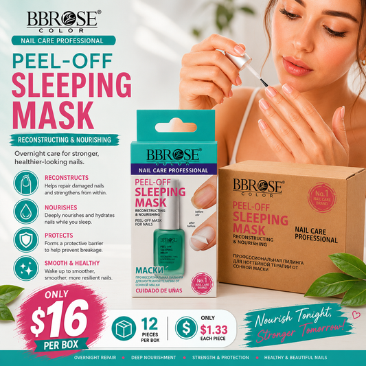 12PCS DISPLAY BBROSE COLOR PEEL OFF SLEEPING MASK RECONSTRUCTING  NP001-7