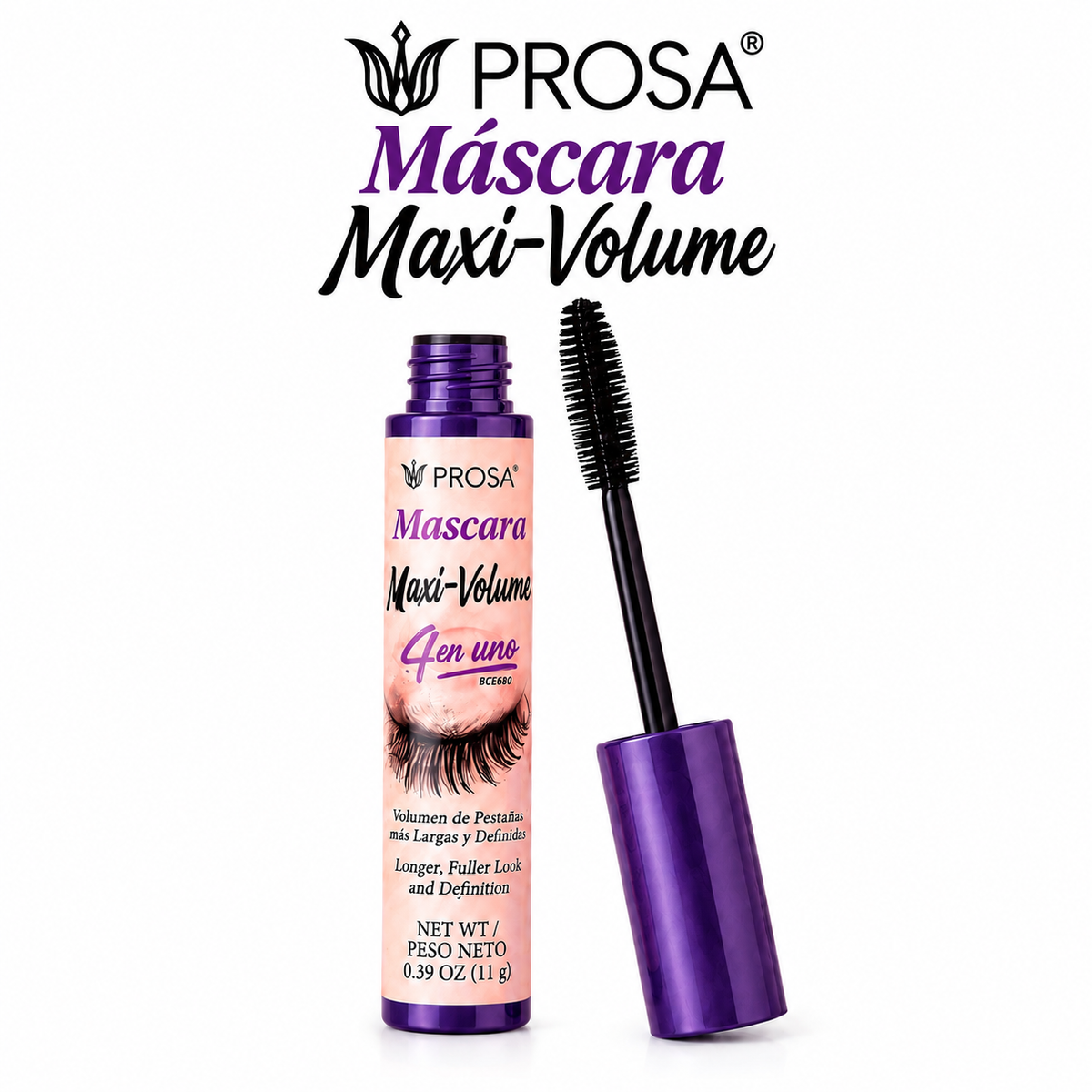 Prosa Máscara Maxi Volume Morada