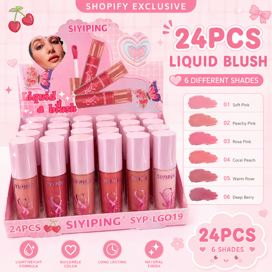 24PC DISPLAY SIYIPING LIQUID BLUSH SYP-LG019