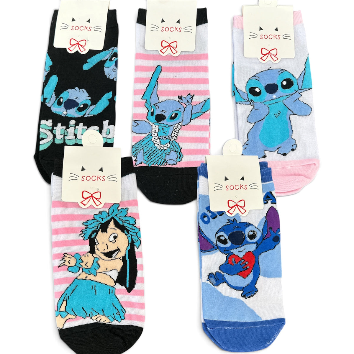 12PCS PACK BLUE GUY & BESTIE ANKLE SOCKS S21