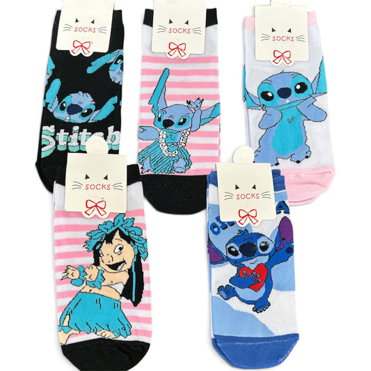 12PCS PACK BLUE GUY & BESTIE ANKLE SOCKS S21