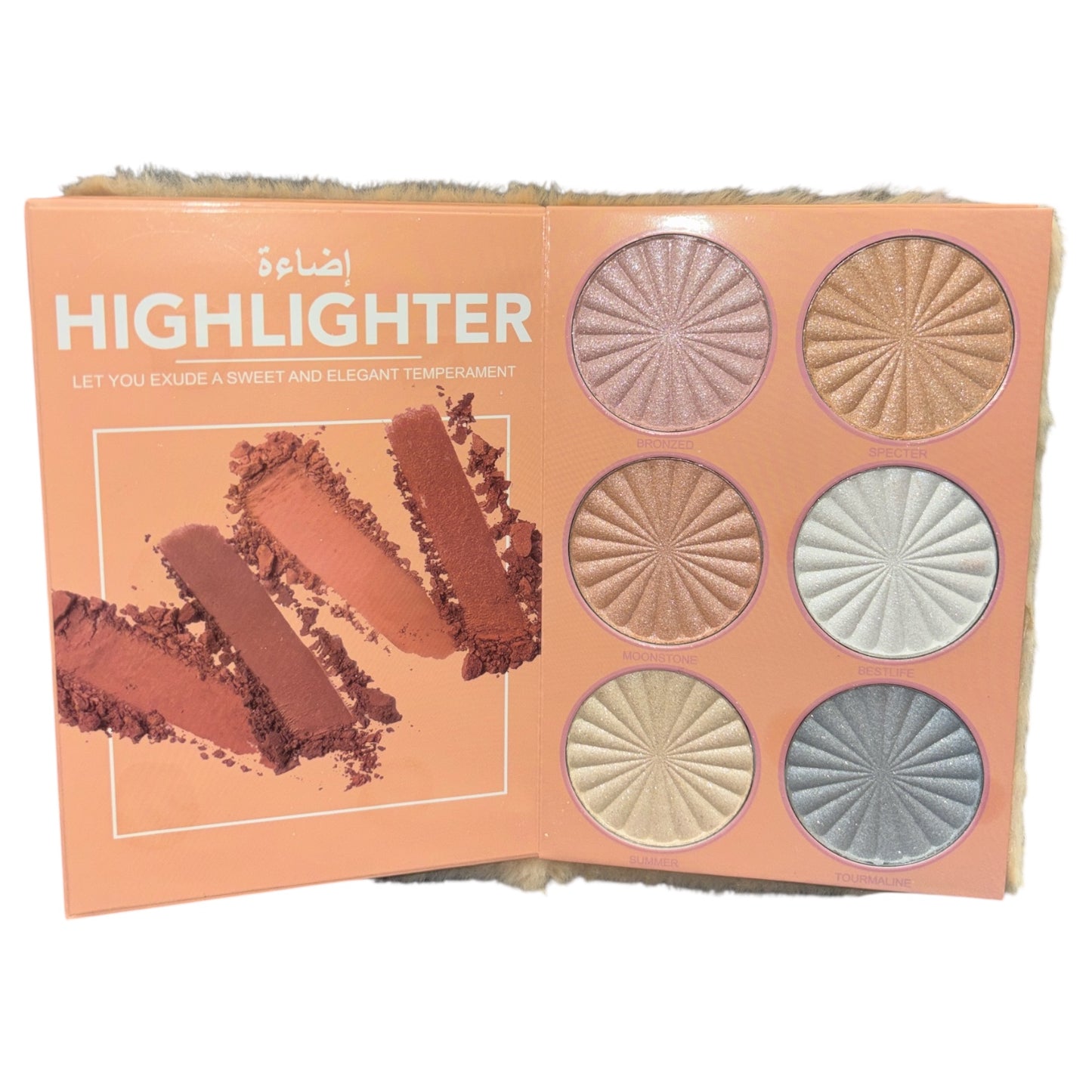 2PCS BEIGE BEAR EYES AND FACE PALETTE