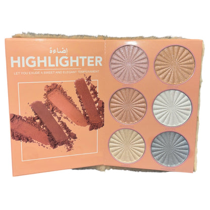 2PCS BEIGE BEAR EYES AND FACE PALETTE