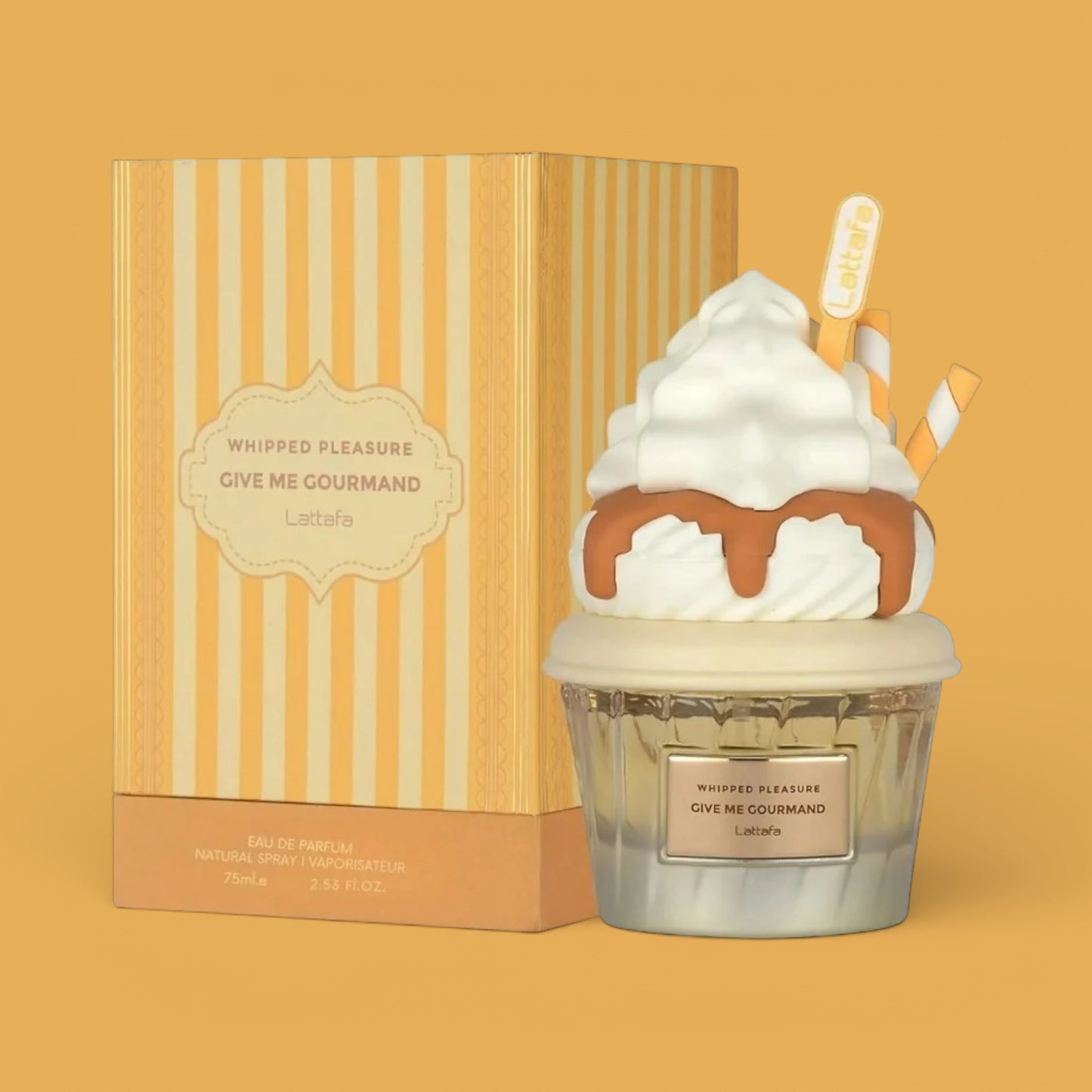 2PCS LATTAFA WHIPPED PLEASURE TOP 2.53  FL.OZ PERFUME