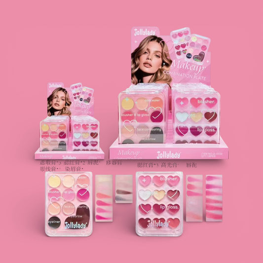 18PCS DISPLAY JOLLYLADY EYE SHADOW PALETTE JL-0039