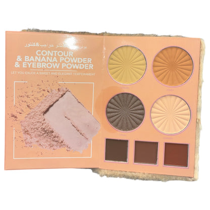 2PCS BEIGE BEAR EYES AND FACE PALETTE