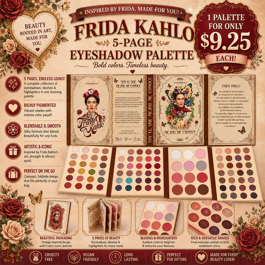 1PCS  GIRABELLA SOY EL QUE MEJOR ME CONOCE FRIDA BOOK PALETTE M61305