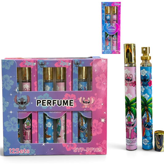 Set de perfumes Dúo Chico Azul + Chica Rosa 2 piezas
