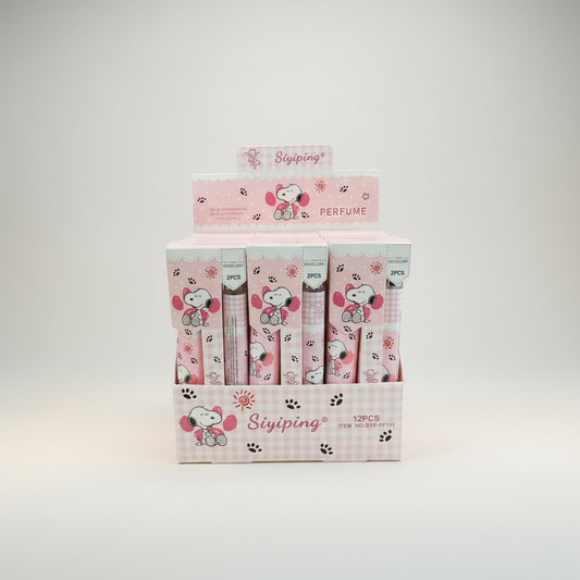 12PCS DISPLAY SIYIPING WHITE DOG PERFUME & BODY LOTION SET SYP-PF111