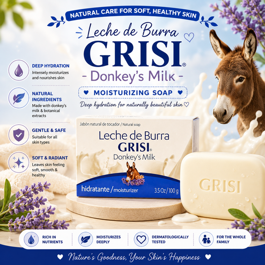 6PCS  GRISI LECHE DE BURRA DONKEYS MILK 0002