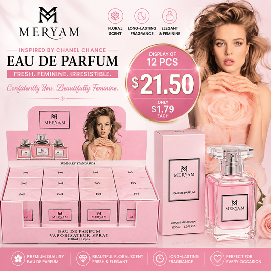12PCS DISPLAY MERYA MISS D PERFUME 100-42