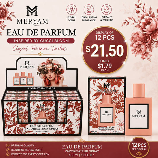 12PCS DISPLAY MERYA BLOOM     G&G PERFUME 100-23