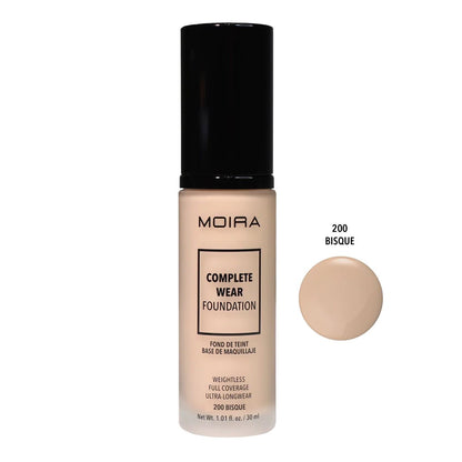 MOIRA COMPLETE WEAR FOUNDATION 200 BISQUE CWF200 R57