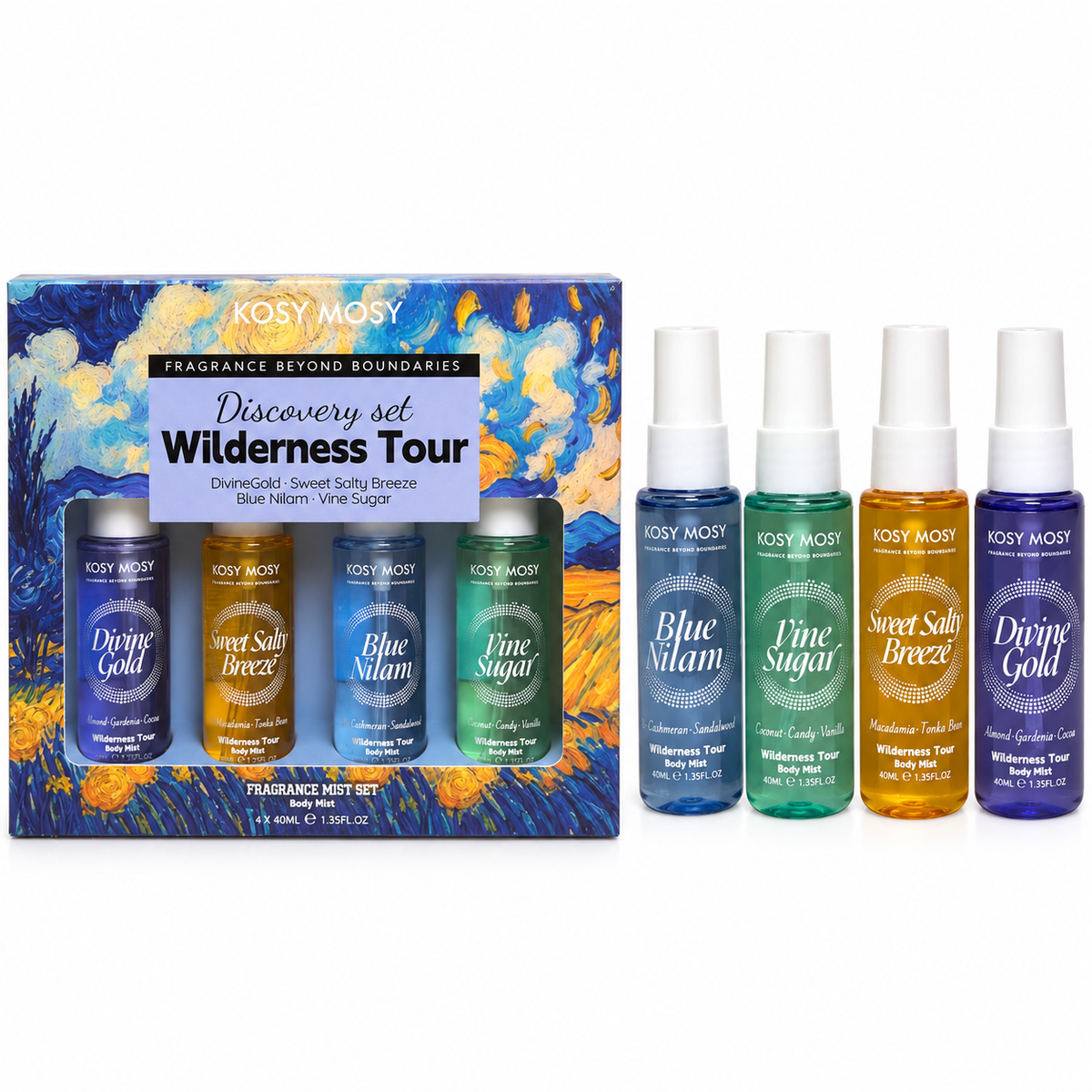 Kosy Mosy Wilderness Tour 4pcs Mist Set